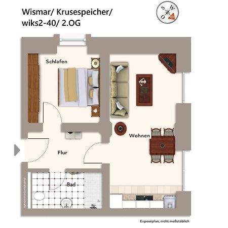 Krusespeicher Krusespeicher 2-40 Wismar Ngoại thất bức ảnh
